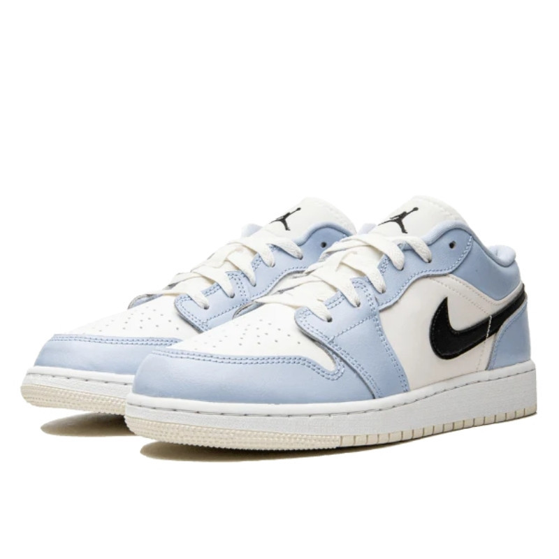 Nike Air Jordan 1 Low Ice Blue Black Wit