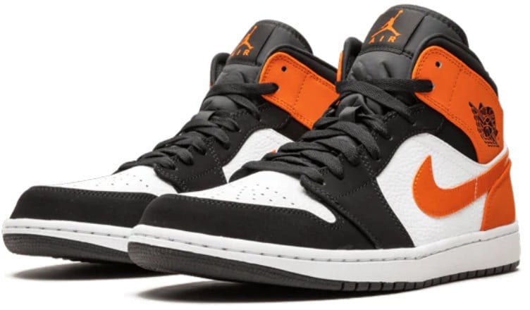 Nike Air Jordan 1 Mid Shattered Backboard Zwart