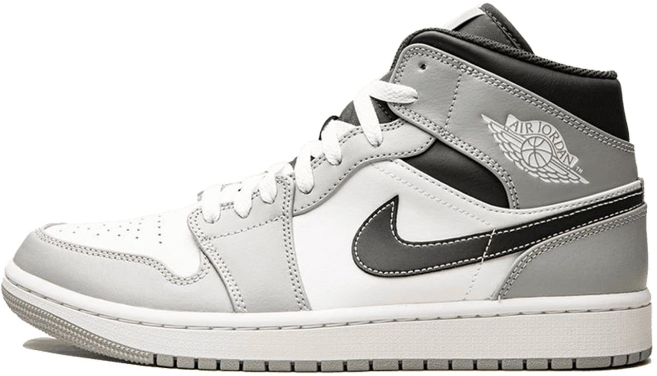 Nike Air Jordan 1 Mid Light Smoke Grey Anthracite Divers