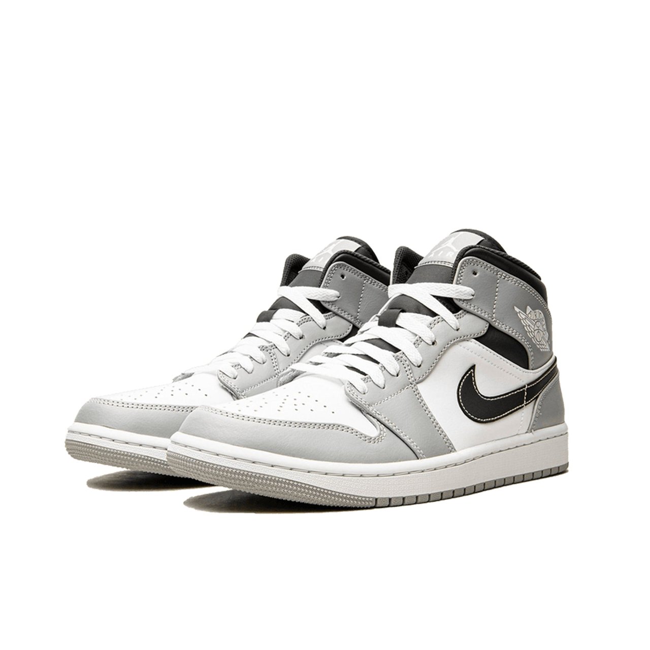 Nike Air Jordan 1 Mid Light Smoke Grey Anthracite Divers