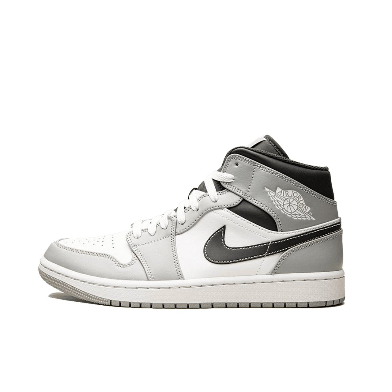 Nike Air Jordan 1 Mid Light Smoke Grey Anthracite Divers