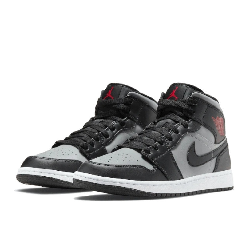 Nike Air Jordan 1 Mid Shadow Red Zwart