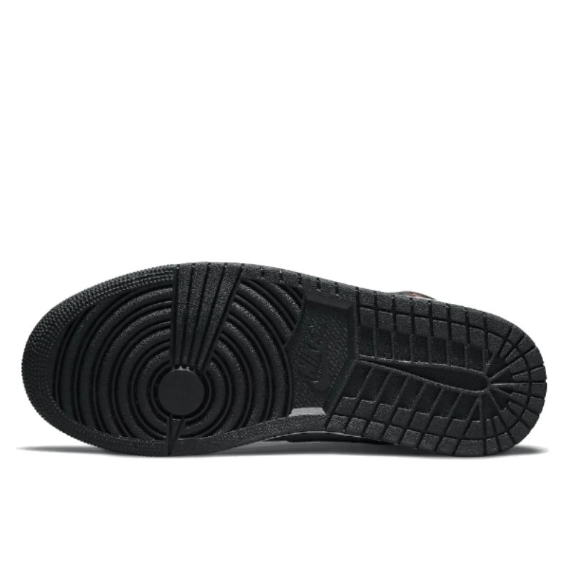 Nike Air Jordan 1 Mid Shadow Red Zwart