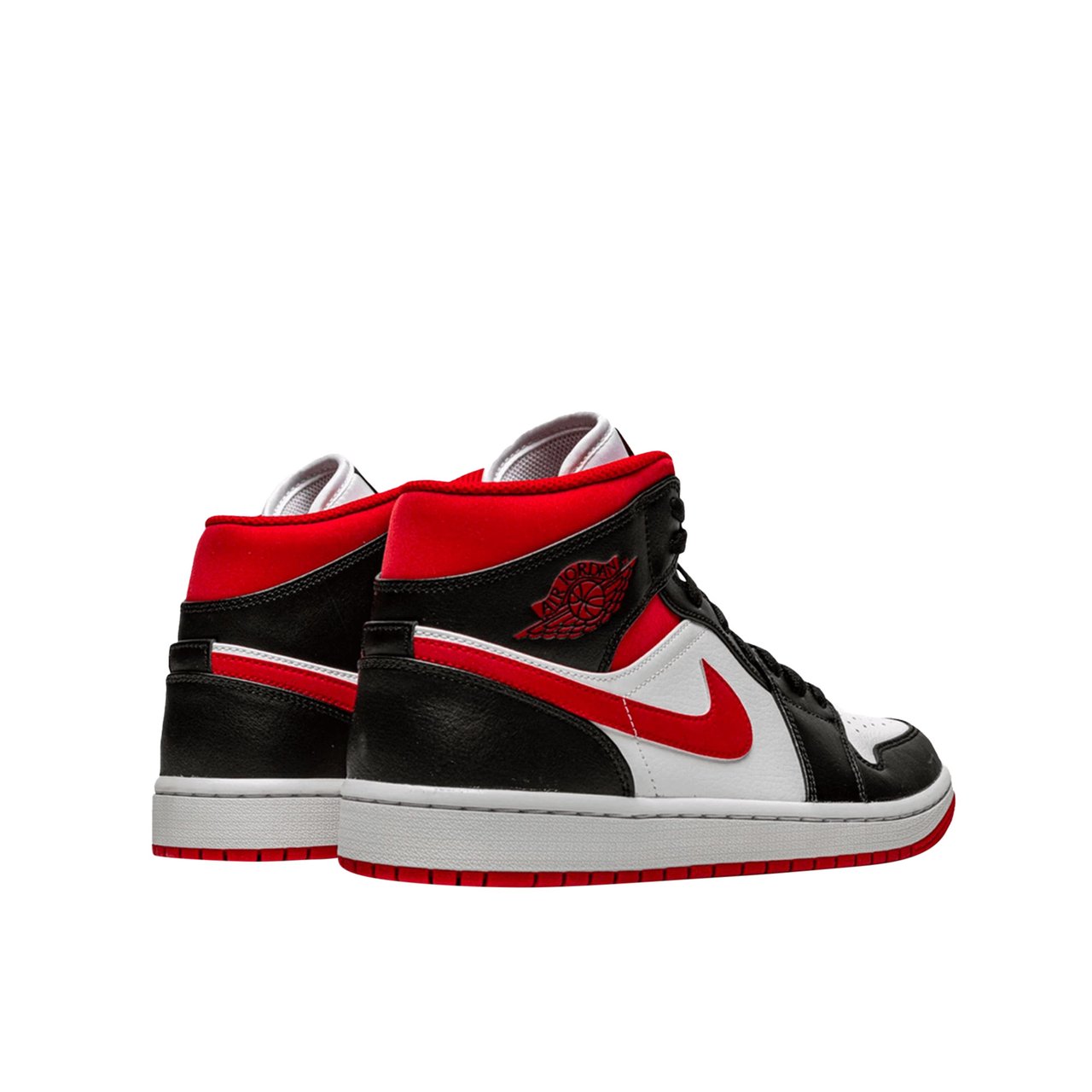 Nike Air Jordan 1 Mid Gym Red Black White Divers
