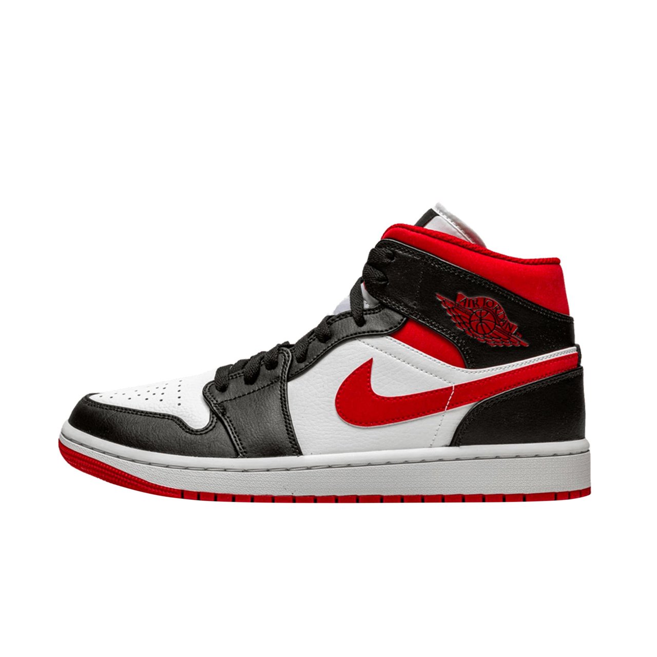 Nike Air Jordan 1 Mid Gym Red Black White Divers