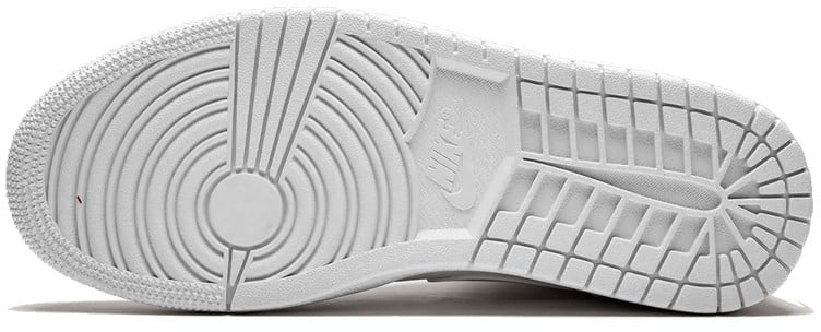 Nike Air Jordan 1 Mid Triple White Wit