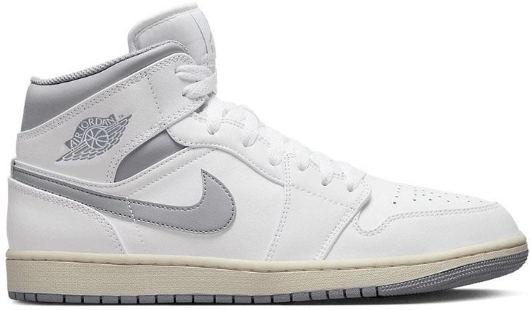 Nike Air Jordan 1 Mid Vintage Grey Wit