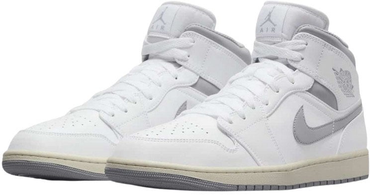 Nike Air Jordan 1 Mid Vintage Grey Wit