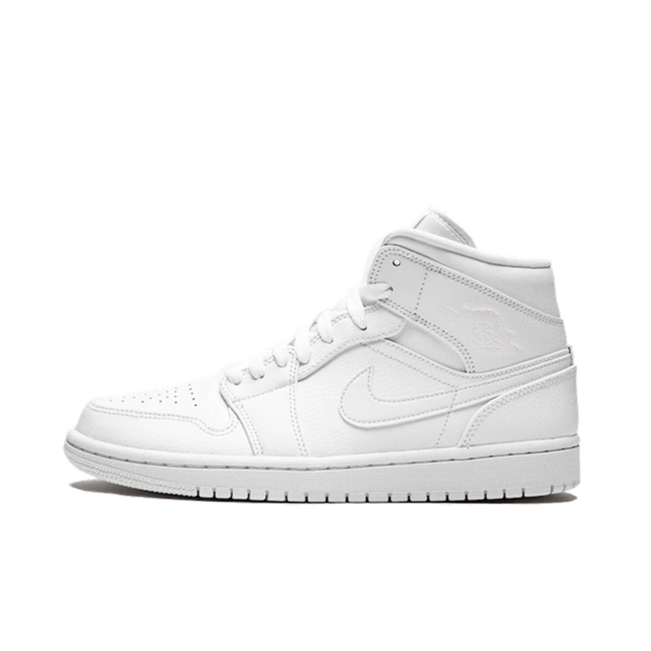 Nike Air Jordan 1 Mid Triple White 2022 Divers