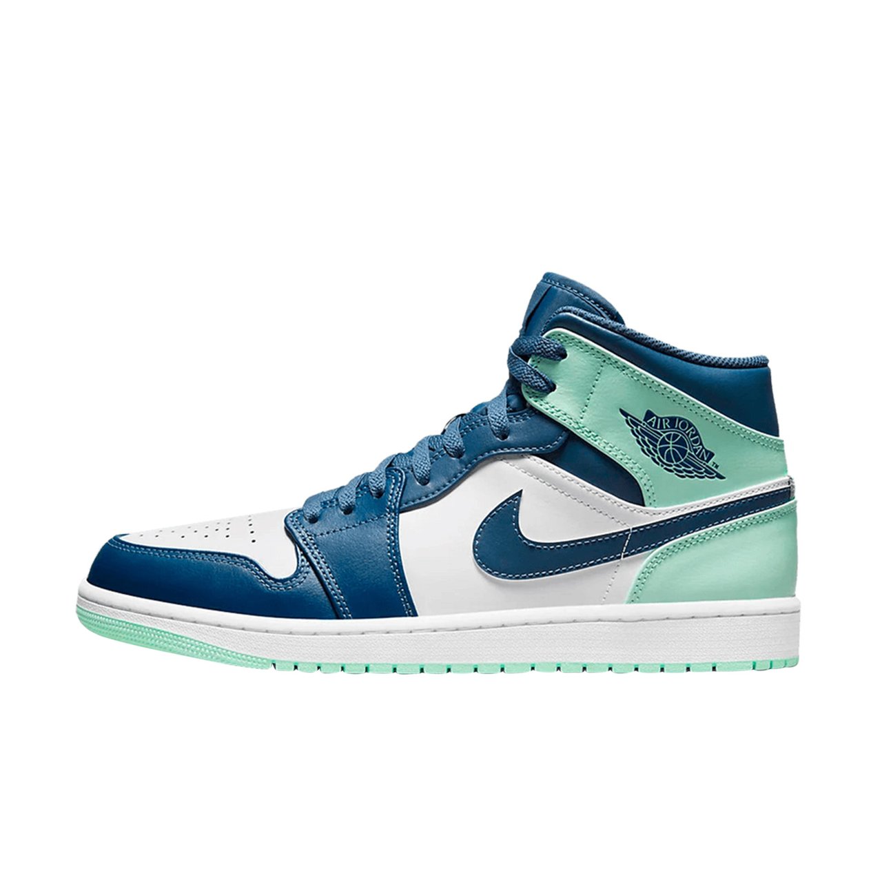 Nike Air Jordan 1 Mid Blue Mint Divers