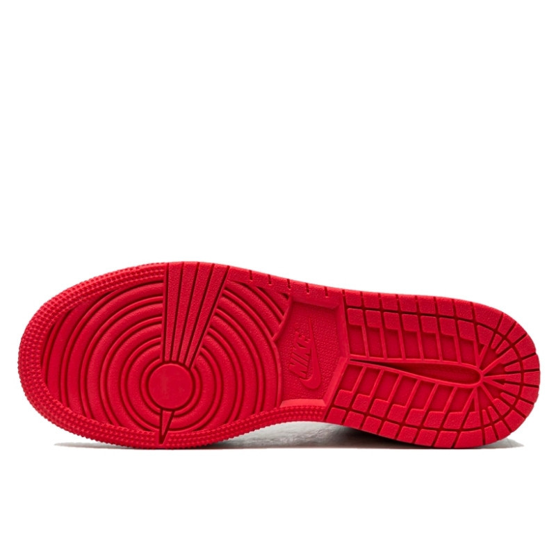 Nike Air Jordan 1 Mid Very Berry Zwart