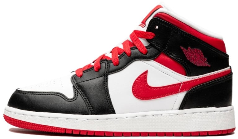 Nike Air Jordan 1 Mid Very Berry Zwart