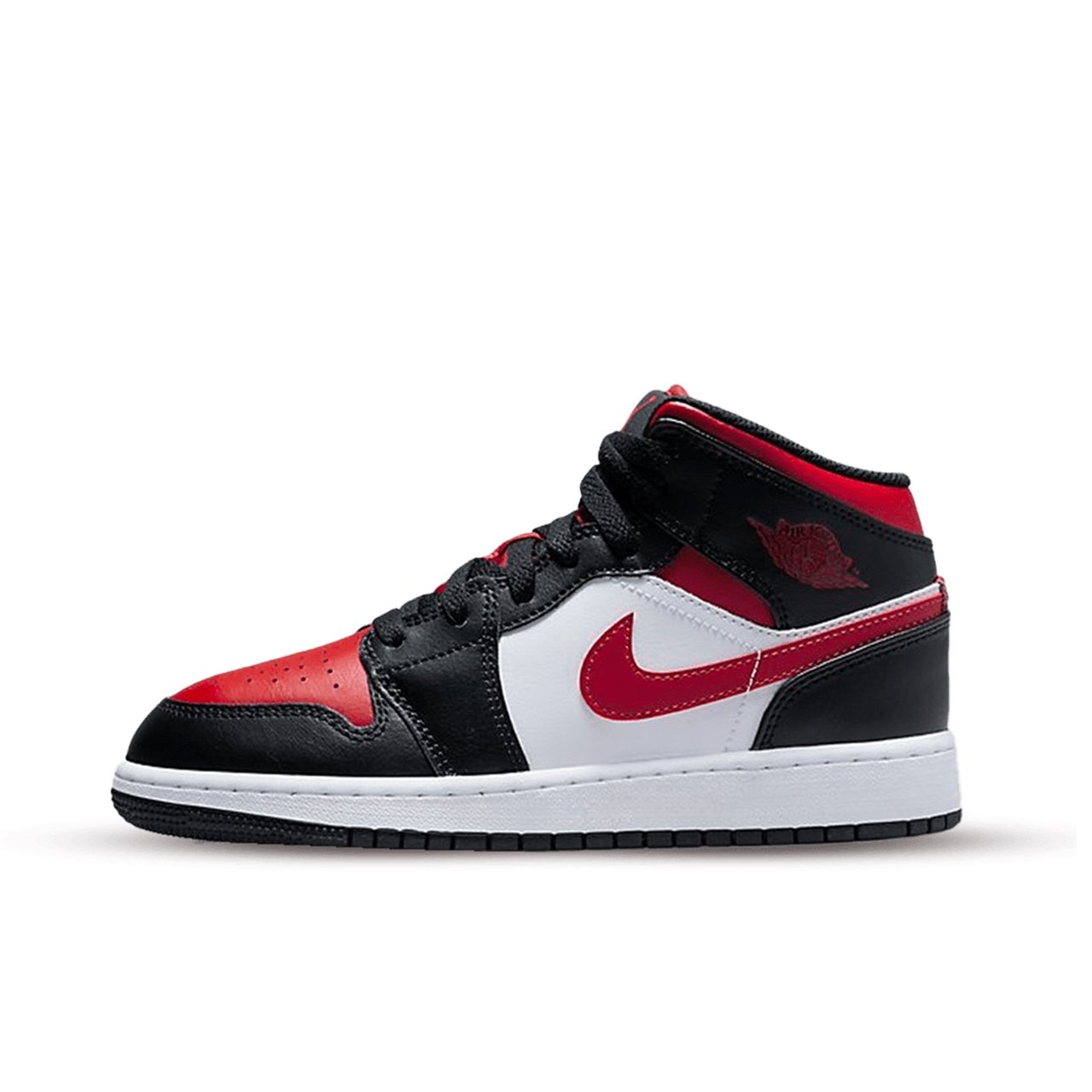 Nike Air Jordan 1 Mid Alternate Bred Toe (GS) Divers