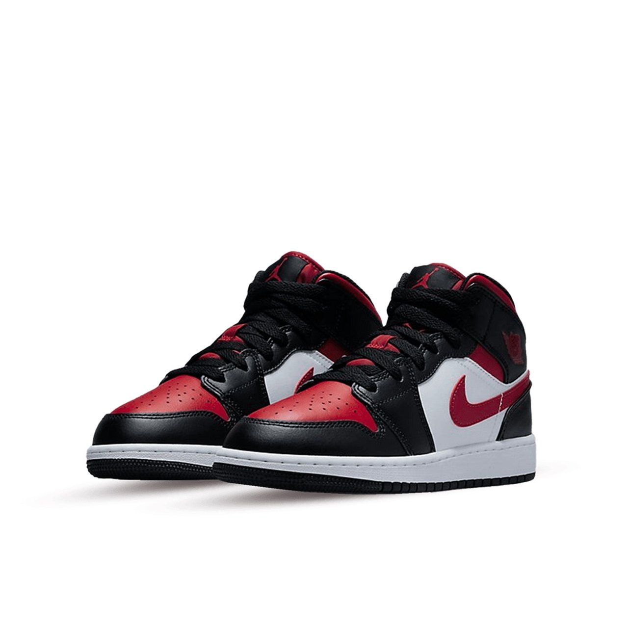 Nike Air Jordan 1 Mid Alternate Bred Toe (GS) Divers