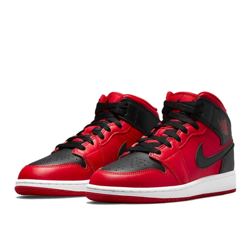 Nike Air Jordan 1 Mid Reverse Bred (2021) Rood