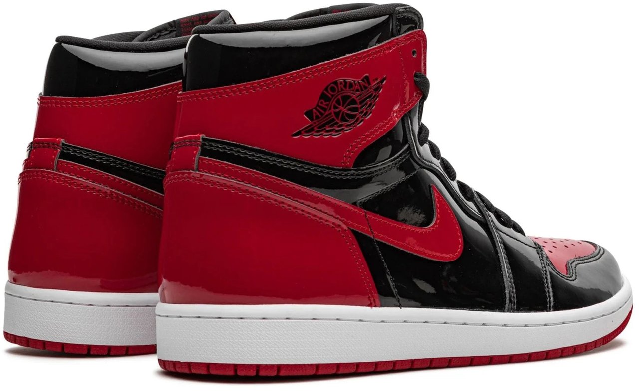 Nike Air Jordan 1 High Patent Bred Rood