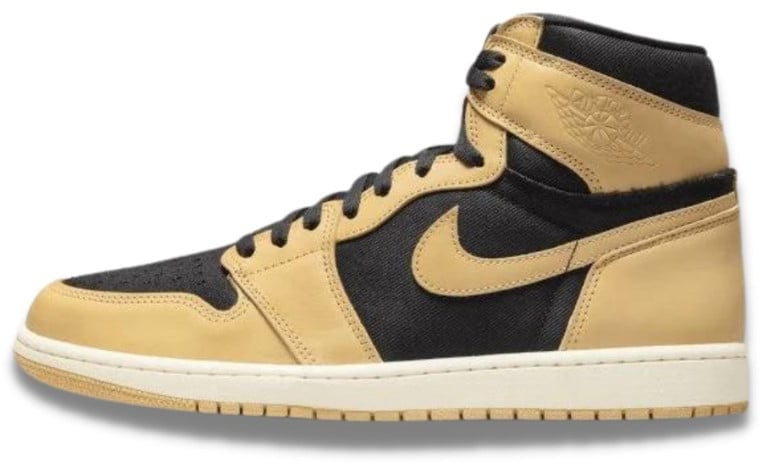 Nike Air Jordan 1 Retro High OG Vachetta Tan (Heirloom) Zwart