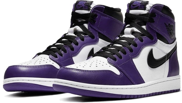 Nike Air Jordan 1 Retro High OG Court Purple White Wit