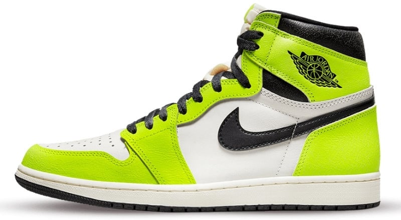 Nike Air Jordan 1 High OG Visionaire (Volt) Zwart