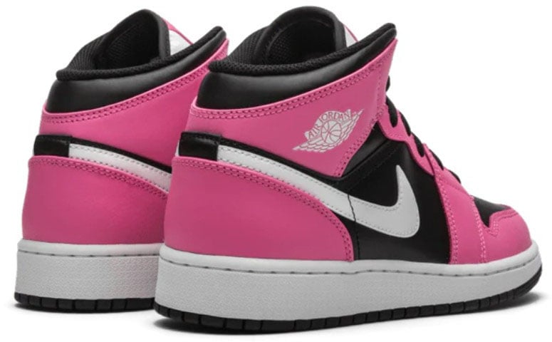 Nike Air Jordan 1 Mid Pinksicle Zwart