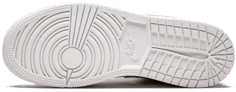 Nike Air Jordan 1 Mid White Rose Gold Wit