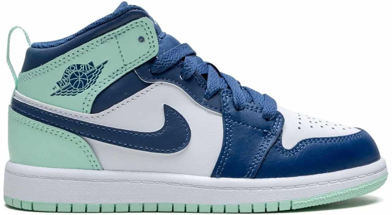 Nike Air Jordan 1 Mid Blue Mint (TD) Divers