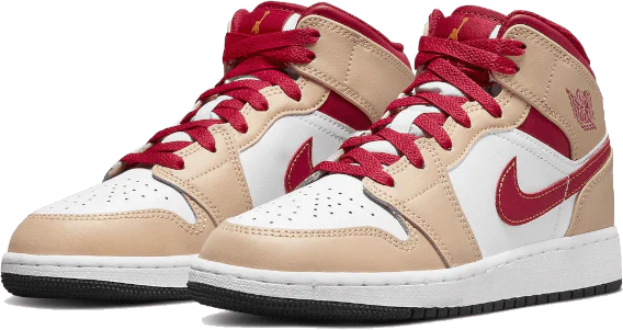 Nike Air Jordan 1 Mid Onyx Curry Beige