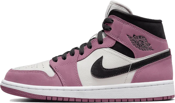 Nike Air Jordan 1 Mid Light Mulberry Paars