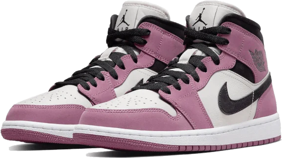 Nike Air Jordan 1 Mid Light Mulberry Paars
