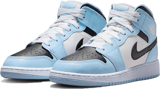 Nike Air Jordan 1 Mid Ice Blue Blauw