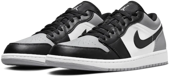 Nike Air Jordan 1 Low Shadow Toe Grijs