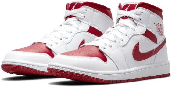 Nike Air Jordan 1 Mid Reverse Chicago Rood