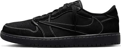 Nike Air Jordan 1 Low SP Travis Scott Black Phantom Zwart