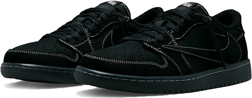 Nike Air Jordan 1 Low SP Travis Scott Black Phantom Zwart