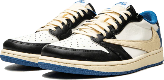 Nike Air Jordan 1 Low Travis Scott Fragment Blauw