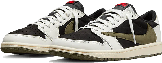 Nike Air Jordan 1 Retro Low OG SP Travis Scott Olive Groen