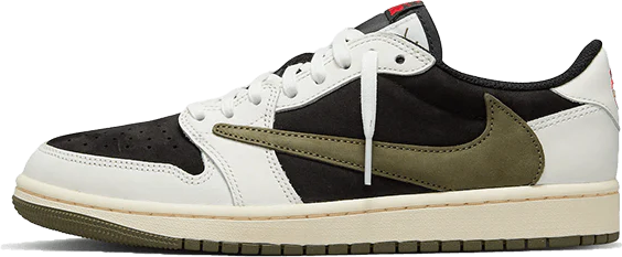 Nike Air Jordan 1 Retro Low OG SP Travis Scott Olive Groen