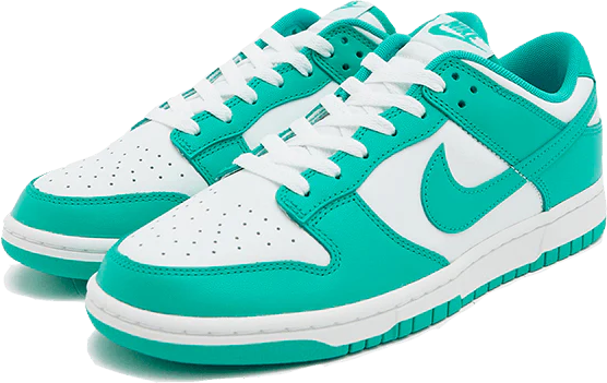 Nike Dunk Low Clear Jade Groen