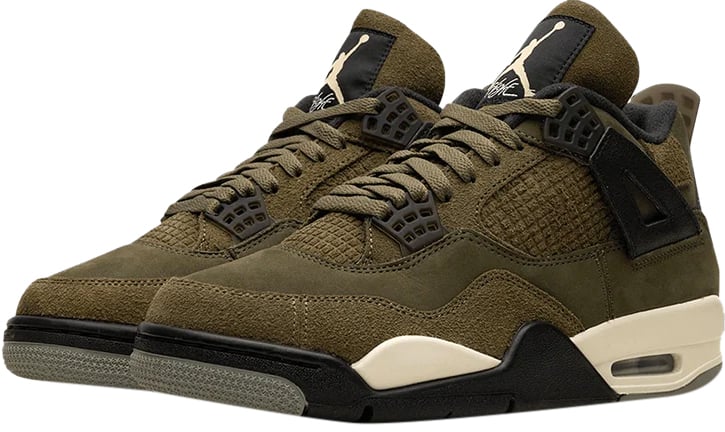 Nike Air Jordan 4 Retro SE Craft Medium Olive (GS) Groen