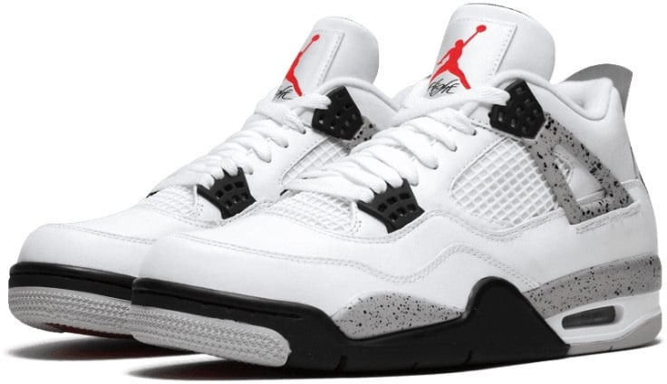 Nike Air Jordan 4 Retro White Cement Wit