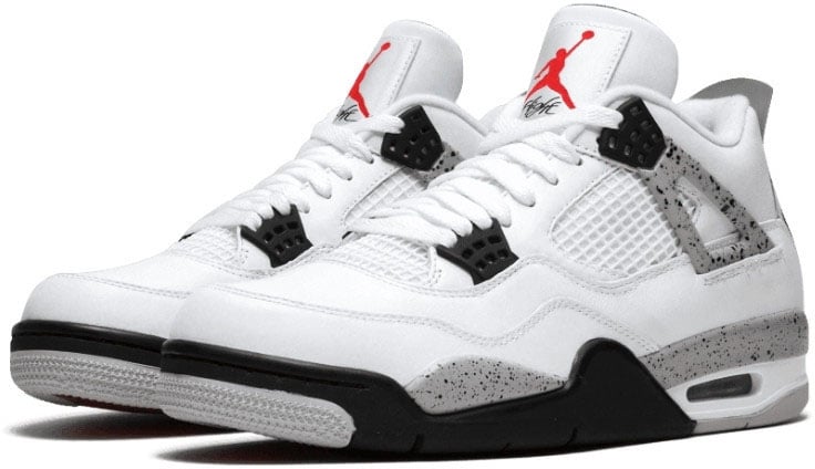 Nike Air Jordan 4 Retro White Cement Wit