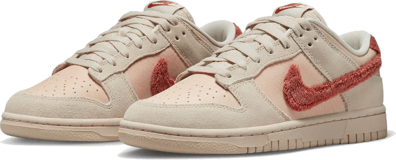 Nike Nike Dunk Low Terry Swoosh Beige
