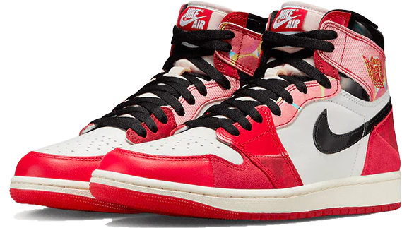 Nike Air Jordan 1 High OG Spider-Man Across the Spider-Verse (GS) Rood