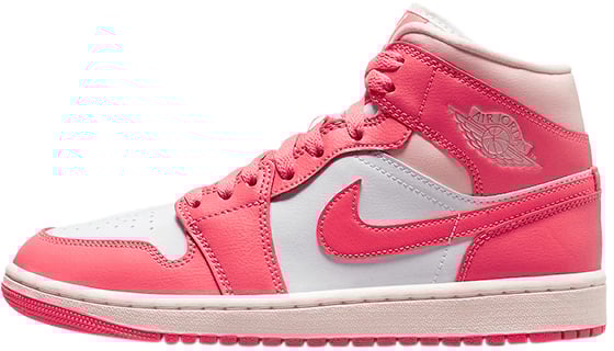 Nike Air Jordan 1 Mid Strawberries And Cream Wit