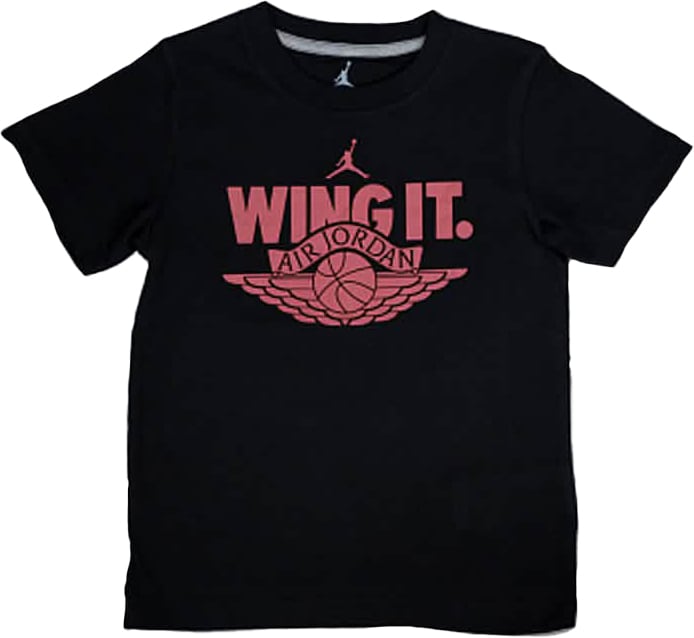 Nike Air Jordan Wing It T-shirt Kids Zwart Blauw