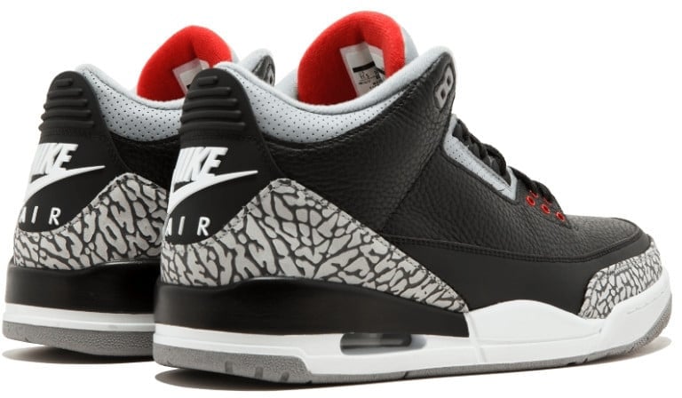 Nike Air Jordan 3 Black Cement (2018) Zwart