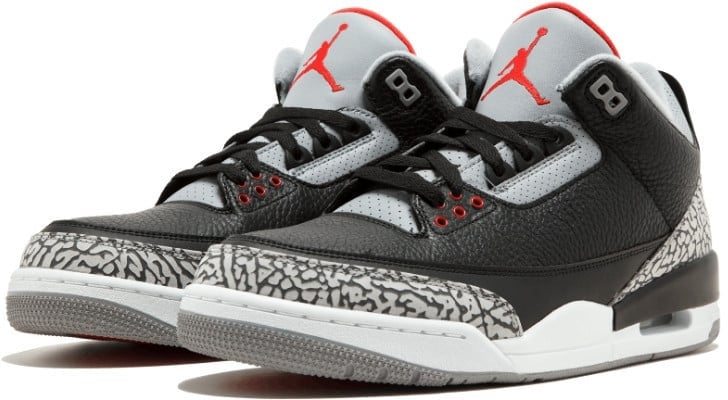 Nike Air Jordan 3 Black Cement (2018) Zwart