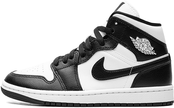 Nike Air Jordan 1 Mid Panda Wit