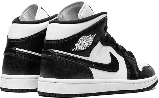 Nike Air Jordan 1 Mid Panda Wit