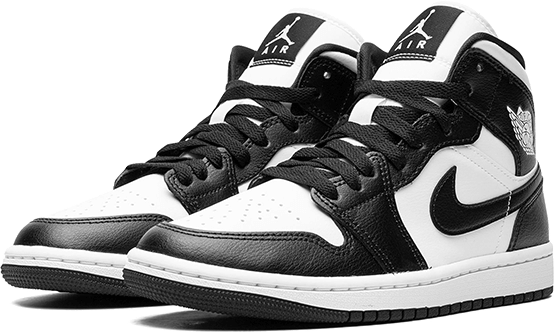 Nike Air Jordan 1 Mid Panda Wit